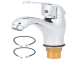 G1/2 Kitchen Faucet Copper Hot and Cold Water Tap for Wash Basin Bathroom Cabinet Lavatory V1294-YM0901-3112210039411