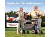 Rollator Walker with Seat for Seniors, Foldable Rolling Walker, Lightweight Aluminum Mobility V952-ZLZXQLSLHJQ13HJYW001V0