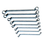 Wurth Double-End Box Wrench Set, Deep Offset 8 Piece Metric, POWERDRIV Bi-Hex, Chrome Vanadium V563-WURTH-071330540