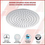 300mm Shower Head Round 304SS Chrome Showerhead V63-823301