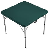 Mahjong Table with Mahjong Tiles Set, Fold-in-Half 4 Player Card Table with 144PCS Majiang Tiles and V952-SDMJZBSZSMJZ336P1V0