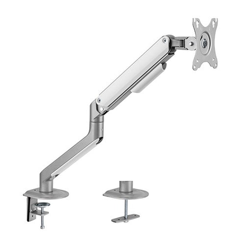 BRATECK Single Monitor Economical Spring-Assisted Monitor Arm Fit Most 17'-32' Monitors, Up to 9kg V177-L-MABT-LDT63-C012-S