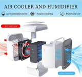 Portable Air Conditioner, Personal Air Cooler 3-in-1 Air Conditioner, Compact Evaporative Cooler Air V1369-AZ3-W-03027