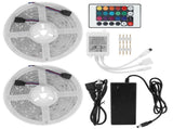 5050 300LED RGB Strip Lights IP65 12V Dimmable Color Changing Lamp Remote Control V1294-YM0901-3119210072811