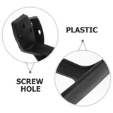 Black Plastic Armrest for Gaming and Office Chairs Comfortable Support V1370-AZ4-08870