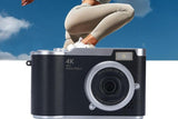 HD 1080P Flip Screen Retro Digital Camera 2.4-inch Display with 64GB TF Card - Black V1263-JX-6746-1
