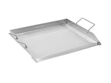 Stainless Steel Griddle, 18x16 inch Universal Flat Top Rectangular Plate, Gas Grill Griddle for BBQ V952-DCJPBXG1816I6OP2EV0