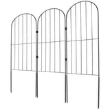 VEVOR Garden Fence, No Dig Fence 61 x 33 cm Animal Barrier Fence, Underground Decorative Garden V952-JSWL2413INCHO06VPV0
