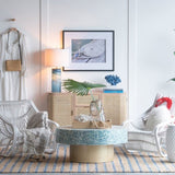 GOA SHELL COFFEE TABLE V742-78482BLUE