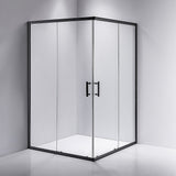 1200 x 800mm Sliding Door Nano Safety Glass Shower Screen By Della Francesca V63-829541