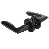 Entry Door Handle Lock Locking Lever Handle Set Reversible for Right Left Sided DoorsH Style V1294-YM0721-3114200099011