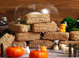 24 Pcs Mini Hay Bales Fall Harvest Decorations Small Decorative Straw Bale for Dollhouse,Western V1369-AZ3-W-11547