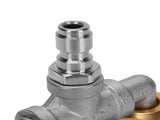 Pressure Washer Double Turbine Nozzle 1/4 Inch Stainless Steel 4000psi Double Rotating Turbo Nozzle V1294-YM0901-3111250011312