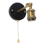 Retro Wall Sconce E27 E26 Iron Adjustable Vintage Wall Mounted Lamp Lighting Fixture Set with Switch V1294-YM0703-3119230086911