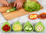 4 Pack Avocado Spoon Rest for Stove Top, 6.5 Inch Cute Ceramic Holder, Heat-Resistant Kitchen V1259-DP01-A-1028