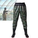 Waist Pants, Thickened Rain Boots, Water Pants with PVC Waterproof, Anti Slip, Wear-Resistant V1107-133-68369-CAM1-44