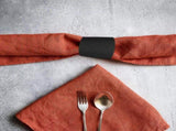 Black Adhesive Paper Napkin for Dining Table, Non- , , 500 Pieces V1192-AZ-W-22560