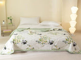 Premium Cotton Summer Quilt - Ultra Soft Breathable Coverlet Bed - Lightweight Washable Blanket V1366-AZ2-W-26996