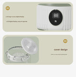White Travel-Friendly Mini Washing Machine - USB Powered, Automatic, for Small Loads V888-ELOSUNG31130