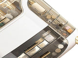 Cosmetic Box Large Capacity Compartment Storage Rotatable Waterproof Transparent Vertical Makeup V1294-YM0703-3117230116311