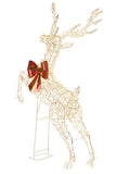 Christabelle Full Light Rearing Reindeer w/ 800 Twinkle Lights Indoor Outdoor 206cm 112_SB8