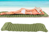 Camping Sleeping Pad Mat Foot Press Inflatable Cushion Mattress for Tent Hiking TravelMilitary Green V1294-YM0718-3117200188113
