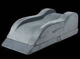 DreamZ Leg Elevation Pillow After Surgery Gel Memory Foam Single Leg Grey PILO1028-S-AU