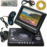 7Inch Portable Dvd Player CD Card Hd 16:9 Lcd Large 270-Degree Rotation Screen V201-DVD0708BL8AU