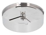 Ashtray Outdoor Thickened Stainless Steel Windproof Rotating Cover Design Finely Polished Ashtray V1294-YM0901-3117210133611