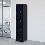 4-Door Vertical Locker for Office Gym Shed School Home Storage V63-832551