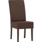 Mesi Dining Chair x2 - Cocoa Legs Mocha Colour Vinyl Upholstery V656-241346