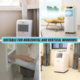 Portable Air Conditioner Window Kit Exhaust Hose Adaptor Pipe & Slide Plate V63-952621