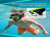 Outdoor Breathing Tube Glass Diving Set,yellow V1363-OS-15-YELLOW