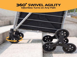 Emajin Shopping Trolley Cart Folding Aluminium Utility Cart Silver ST-45KG-ALU-SR