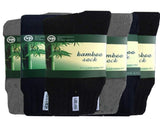 6 Pairs BAMBOO SOCKS Mens Heavy Duty Premium Thick Work Socks Cushion BULK - Assorted Colour Pack V563-6MBSKS-ACOLOUR-SIZE6-11