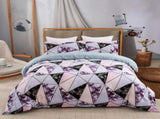 Stripe Madeira Dahlia Quilt / Doona / Duvet Cover set V745-AQ080764Q3