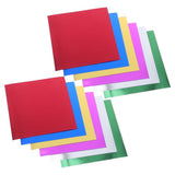 Multi Color Mirror Paper Foil Sheets Easy Fold Metallic Cardstock for Origami Crafts V1369-AZ3-W-13107