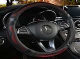 Car Steering Wheel Cover - 3D Honeycomb Breathable Mesh - Anti-Slip Sweat-Absorbent Grip for V888-ELOSUNG54999-3