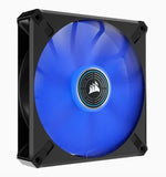 Corsair ML ELITE Series, ML140 LED ELITE, 140mm Magnetic Levitation Blue LED Fan with AirGuide, V1202-V2-CFCO-ML140LED-BLED
