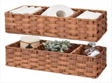 Bathroom Toilet Organizer,Back of Toilet Storage Basket,Waterproof Storage Baskets for Toilet Tank 3 V1370-AZ4-10417