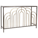 Aura Art Deco Console Table w Mirror Top 120cm V637-92108CON