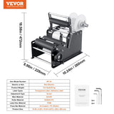Manual Round Labeling Machine, 15-20pcs/min, Bottle Label Applicator for Round Bottles, Adjustable V952-SDYPTBJHSBDD2AX6YV0