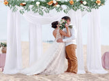 Wedding Arch Chiffon Fabric Drapery Wedding Drapery Arch Decoration Wedding Decor V1294-YM0512-221102YF34-1