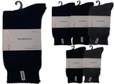 6 Pairs PREMIUM BAMBOO SOCKS Mens Heavy Duty Thick Work Socks BULK Cushion - Assorted Colour Pack V563-6BBSOX-ACOLOUR-SIZE7-11