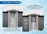 Upgraded 3 in 1 Bathroom & Kitchen Sink Drain Strainer V1258-DP02-C-817