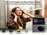 Portable Hi-Res Digital Audio Player - DSD, Dual DAC, Bluetooth 5.0, Expandable Storage V888-ELOSUNG35694