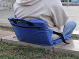 Stadium Seats Back Support, Indoor and Outdoor Folding Chair Cushion, Portable Stadium Cushion V1192-AZ-W-10040