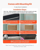 VEVOR Shower Niche 33.0x63.5x10.2 cm Recessed Shelf W/ LED Strip Stainless Steel V952-BXGLYBKHS1C1RHCKZ001V7