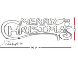 0.96M Christmas Lights Merry Christmas 288 LED Decorations Jingle Jollys XMAS-MOT-D-MERYCHRIS-MC