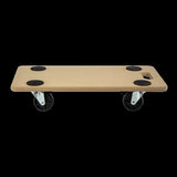 200kg Heavy Duty Hand Dolly Furniture Wooden Trolley Cart Moving Platform Mover V63-837191